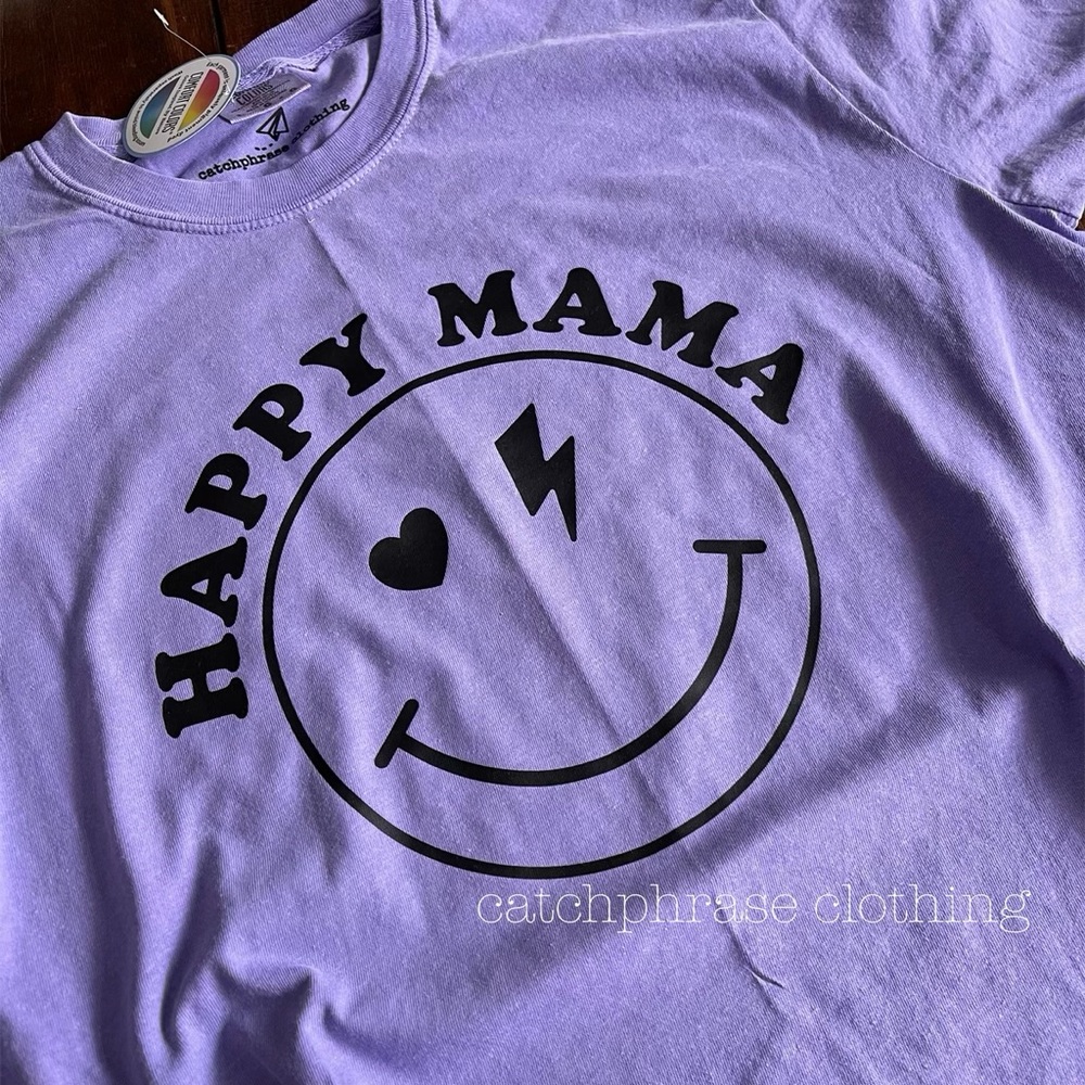 Happy Mama smiley t-shirt